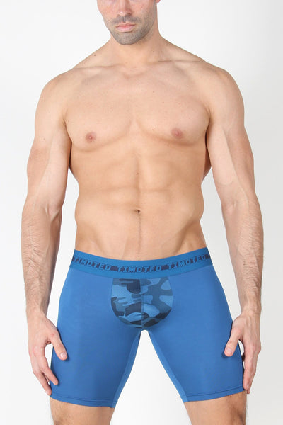 Timoteo Blue Aero Sport 2.0 Compression Legging Short
