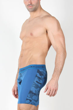 Timoteo Blue Aero Sport 2.0 Compression Legging Short thumbnail 2