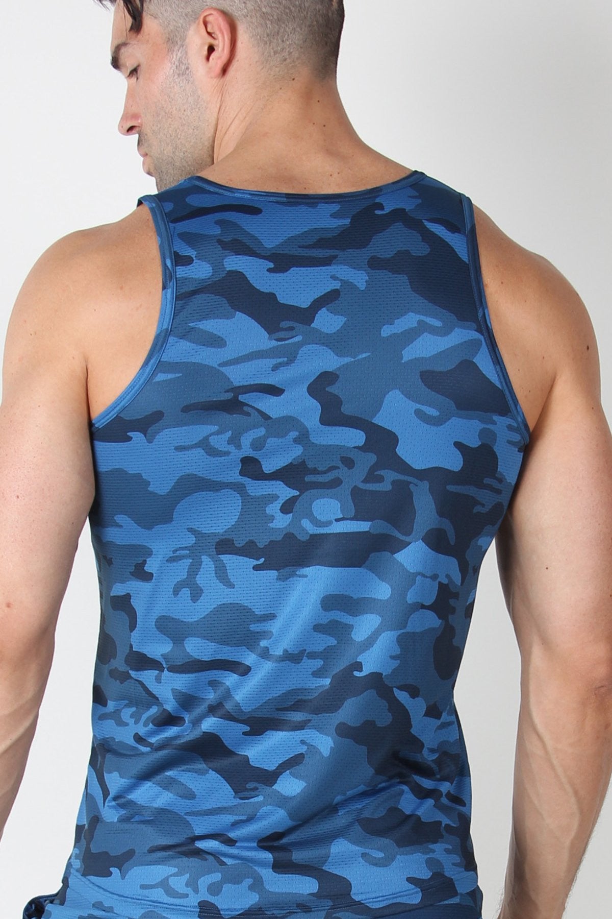 Timoteo Blue Aero Sport 2.0 Tank Top