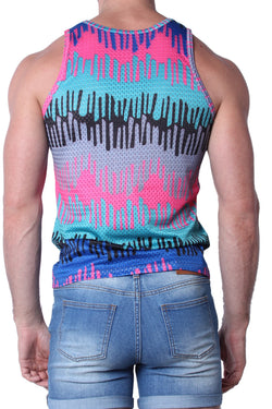 Timoteo Blue Drip Safari Tank Top thumbnail 2