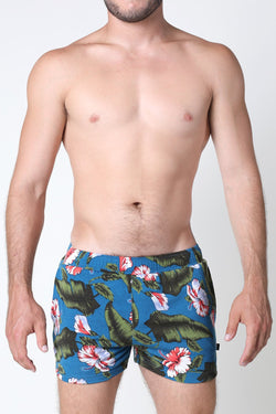 Timoteo Blue Floral Avalon Short thumbnail 1