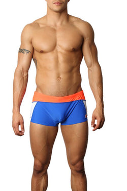 Timoteo Blue Freestyle Swim Trunk thumbnail 2
