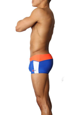 Timoteo Blue Freestyle Swim Trunk thumbnail 4