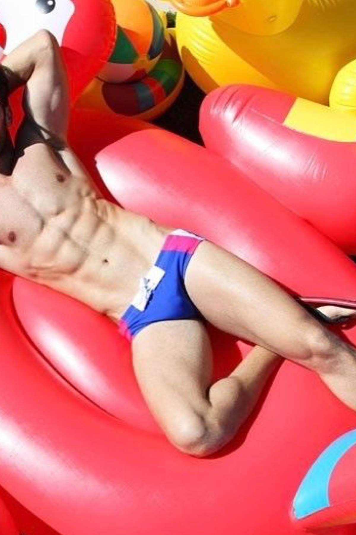 Timoteo Blue Pacifica Swim Brief