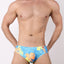 Timoteo Blue Pool Party Mesh Low Rise Swim Brief