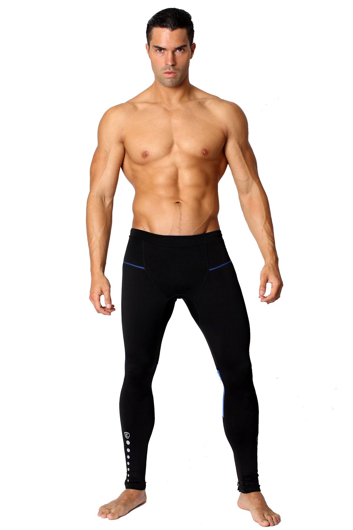 Timoteo Blue Power Stretch Legging