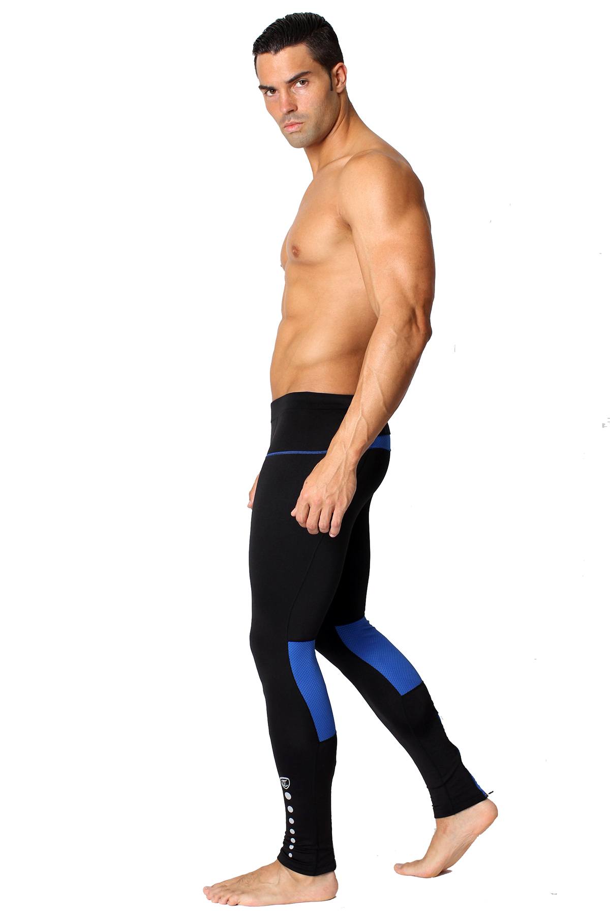 Timoteo Blue Power Stretch Legging