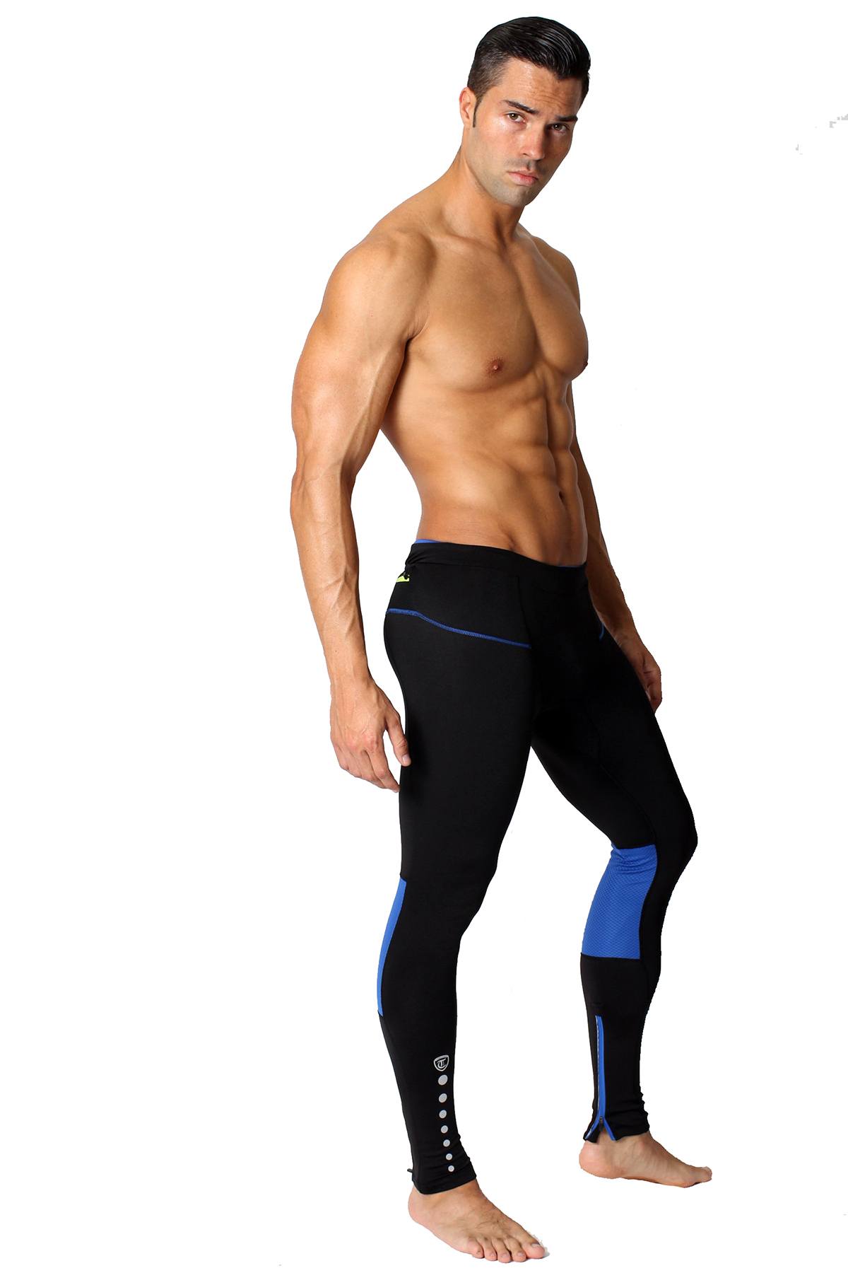 Timoteo Blue Power Stretch Legging
