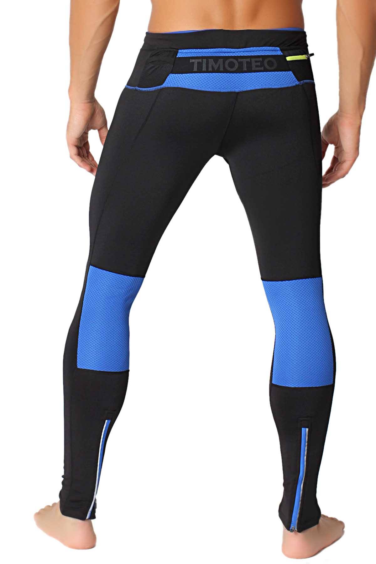 Timoteo Blue Power Stretch Legging