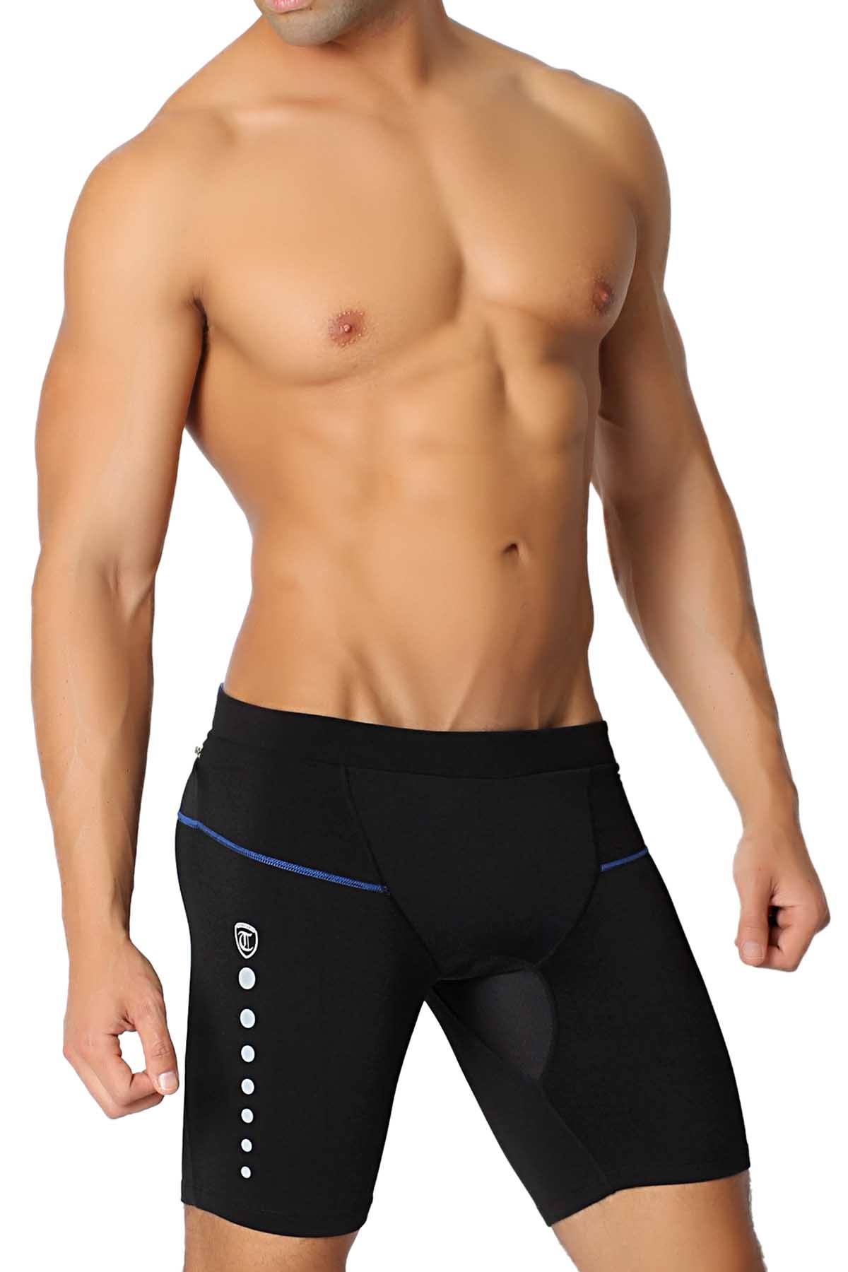 Timoteo Blue Power Stretch Short