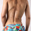 Timoteo Blue Tahiti Side Tie Reversible Swim Brief 2.0