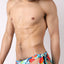 Timoteo Blue Tahiti Side Tie Reversible Swim Brief 2.0