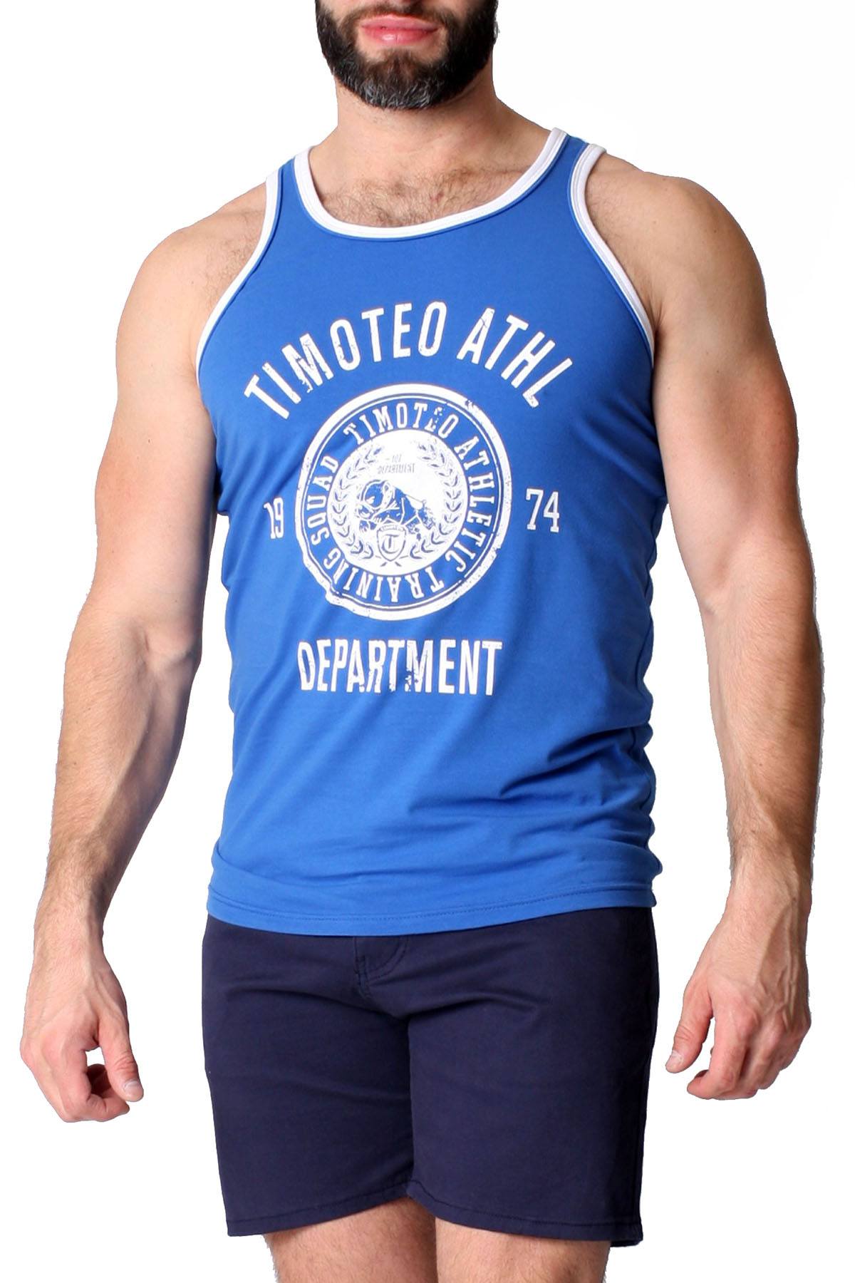 Timoteo Blue Training Team Tank Top – CheapUndies