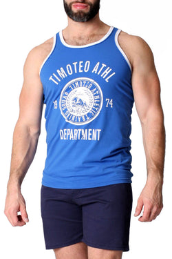 Timoteo Blue Training Team Tank Top thumbnail 1