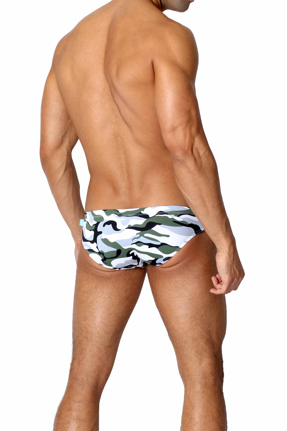 Timoteo Camouflage Lakeshore Low-Rise Swim Brief