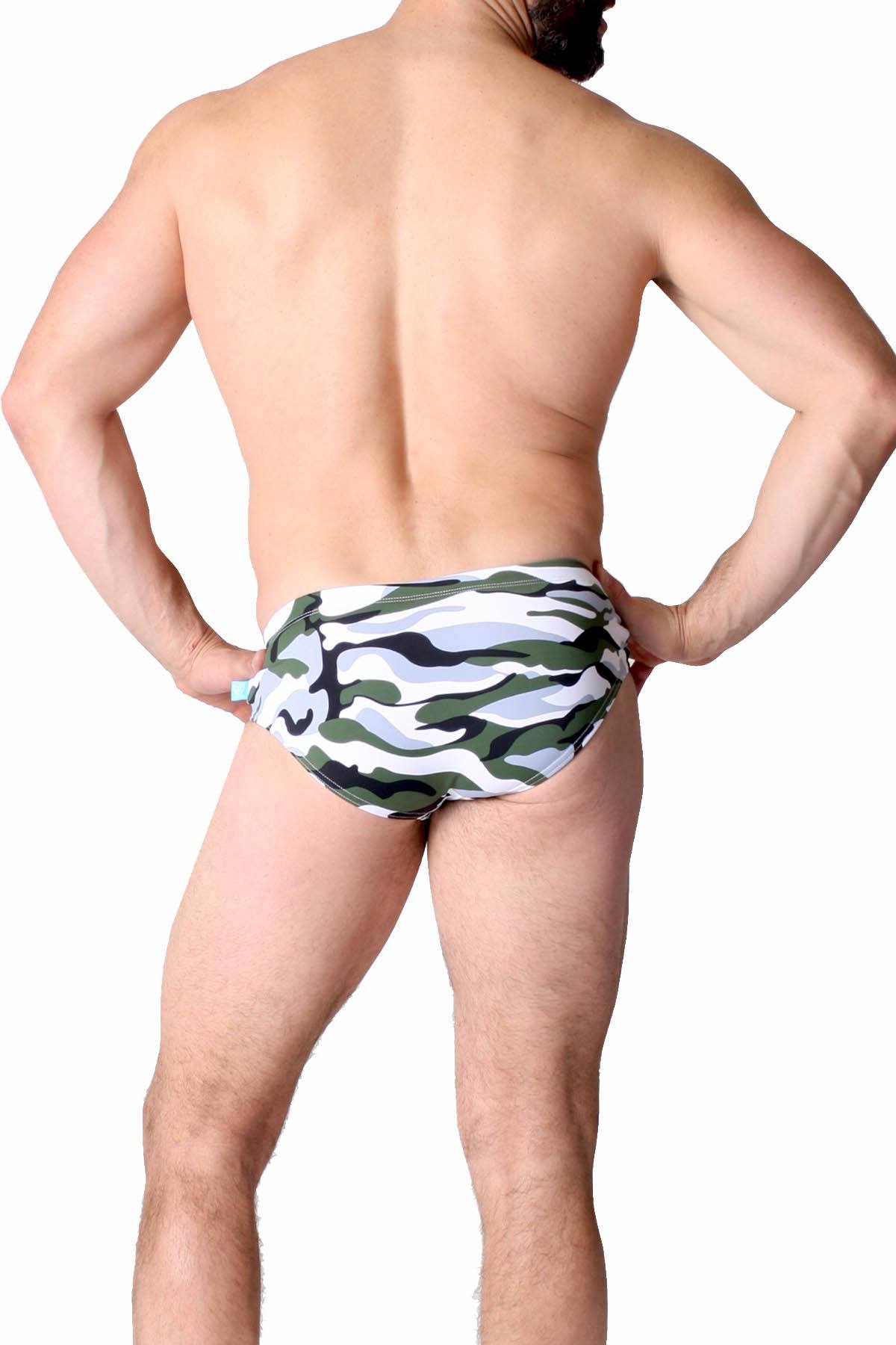 Timoteo Camouflage Lakeshore Low-Rise Swim Brief