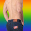 Timoteo Dark Blue LOVE 22 Denim Short