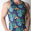 Timoteo Floral Fiesta Mesh Tank Top