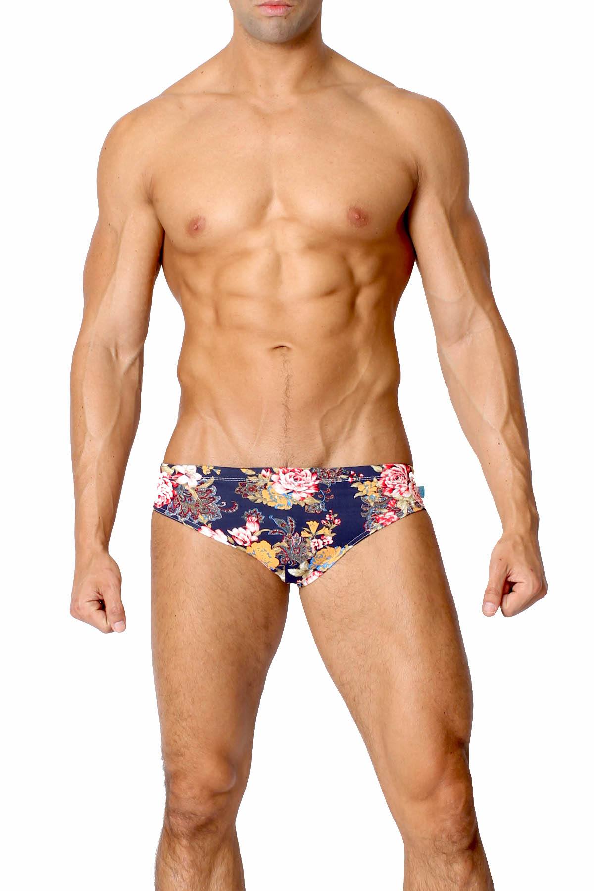 Timoteo Floral Lakeshore Low-Rise Swim Brief