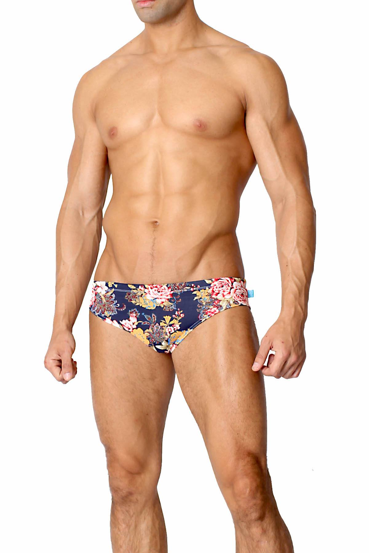 Timoteo Floral Lakeshore Low-Rise Swim Brief