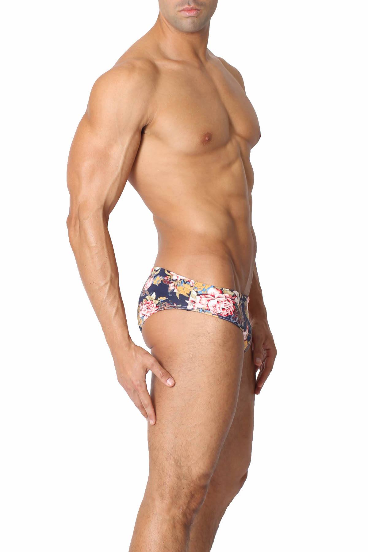 Timoteo Floral Lakeshore Low-Rise Swim Brief