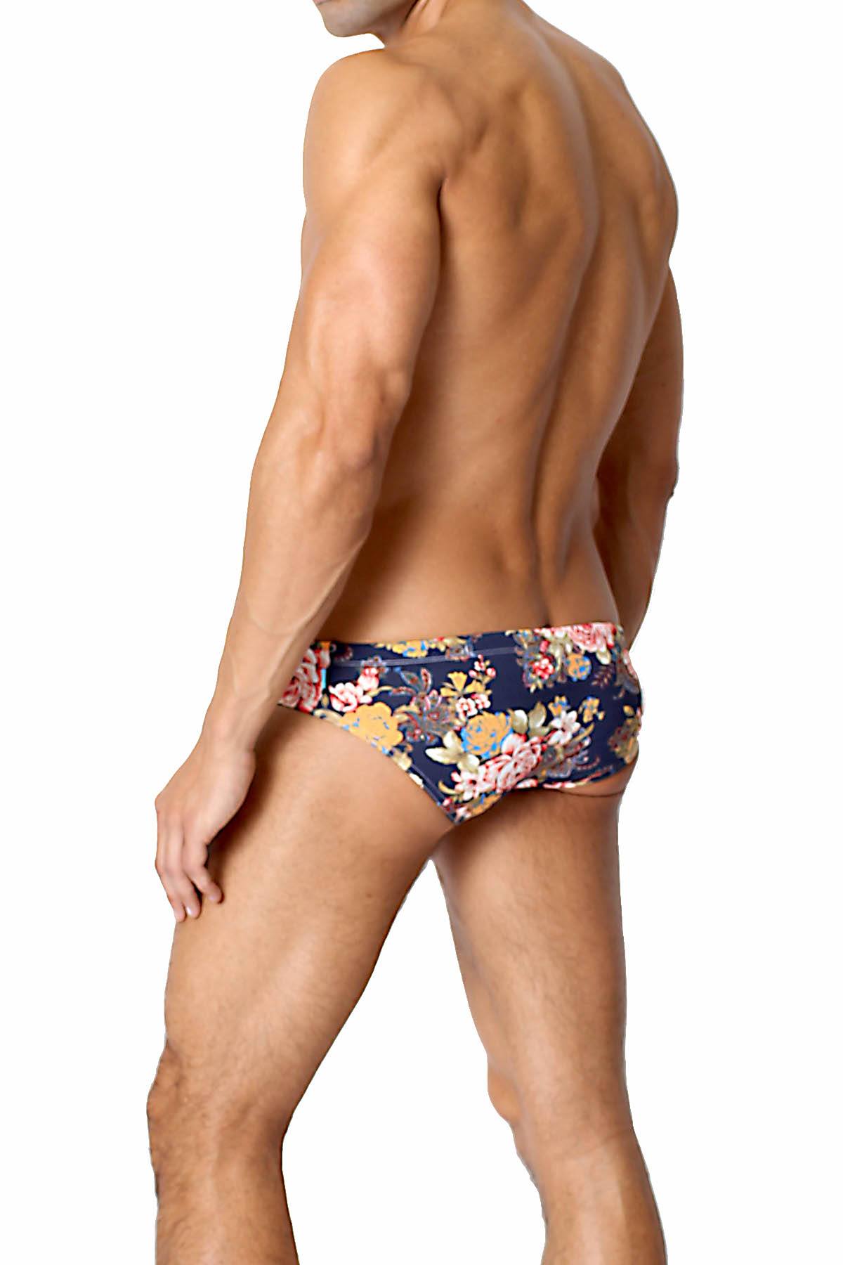 Timoteo Floral Lakeshore Low-Rise Swim Brief