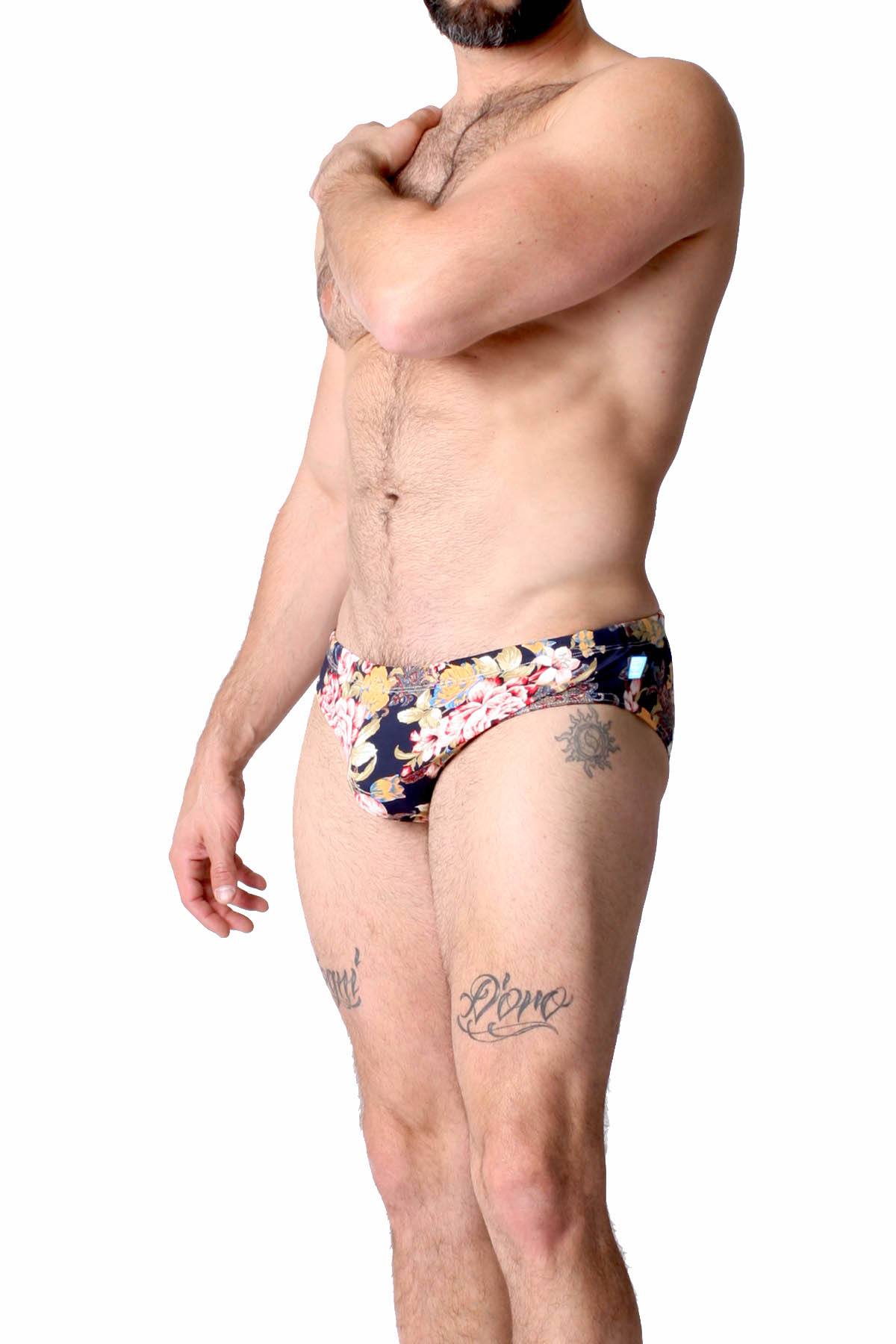 Timoteo Floral Lakeshore Low-Rise Swim Brief