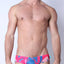 Timoteo Floral Pink Lakeshore Swim Brief
