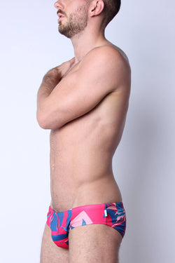 Timoteo Floral Pink Lakeshore Swim Brief thumbnail 2