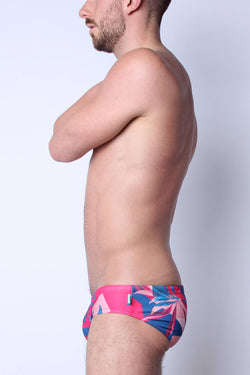 Timoteo Floral Pink Lakeshore Swim Brief thumbnail 3