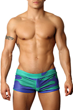 Timoteo Green Lava Mesh Short thumbnail 1