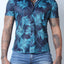 Timoteo Green Print Riviera Mesh Shirt