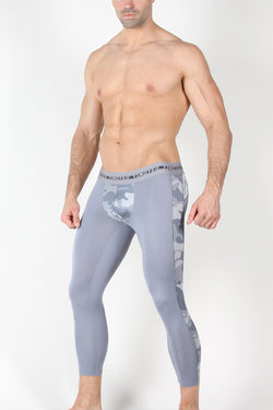 Timoteo Grey Aero Sport 2.0 Compression Legging thumbnail 2