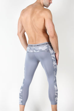 Timoteo Grey Aero Sport 2.0 Compression Legging thumbnail 3