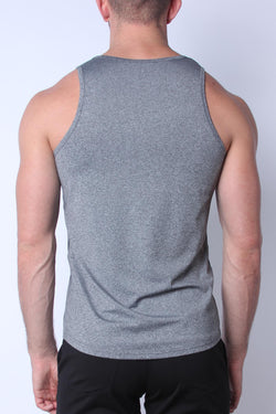 Timoteo Grey Aero Sport Tank Top thumbnail 2
