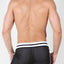 Timoteo Grey Leopard Reversible Mesh Short