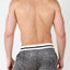 Timoteo Grey Leopard Reversible Mesh Short