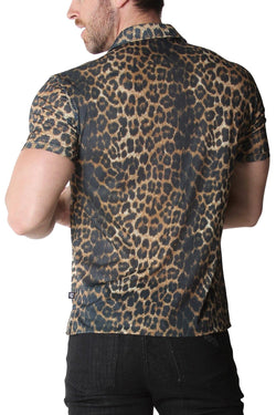 Timoteo Leopard Calypso Mesh Shirt thumbnail 2