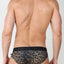 Timoteo Leopard Calypso Mesh Swim Brief