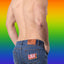 Timoteo Light Blue LOVE 22 Denim Short