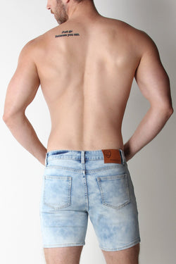 Timoteo Light Wash Pacific 2.0 Denim Short thumbnail 3
