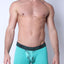 Timoteo Mint Aero Sport Compression Short
