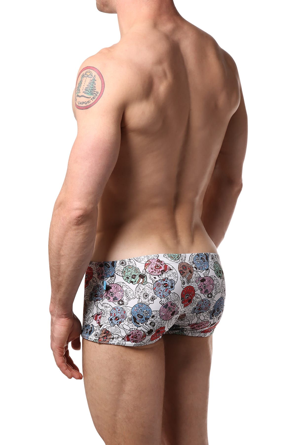 Timoteo Multi Skull Open Water Swim Trunk