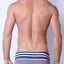 Timoteo Navy Stripe Lakeshore Swim Brief
