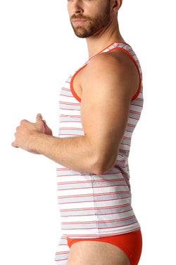 Timoteo Orange Catalina Tank Top thumbnail 2