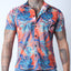 Timoteo Orange Riviera Mesh Shirt