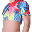 Timoteo Palm Pink Safari Crop Top