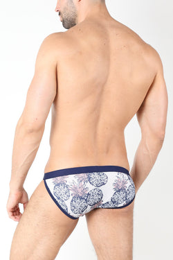 Timoteo Pineapple Calypso Hi-cut Swim Brief thumbnail 3