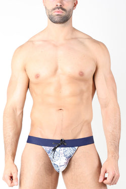 Timoteo Pineapple Calypso Mesh Swim Thong thumbnail 3