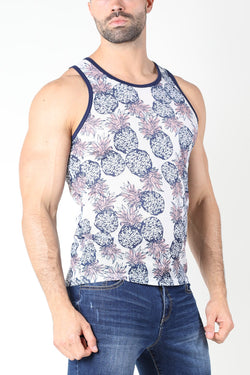 Timoteo Pineapple Calypso Mesh Tank Top thumbnail 2